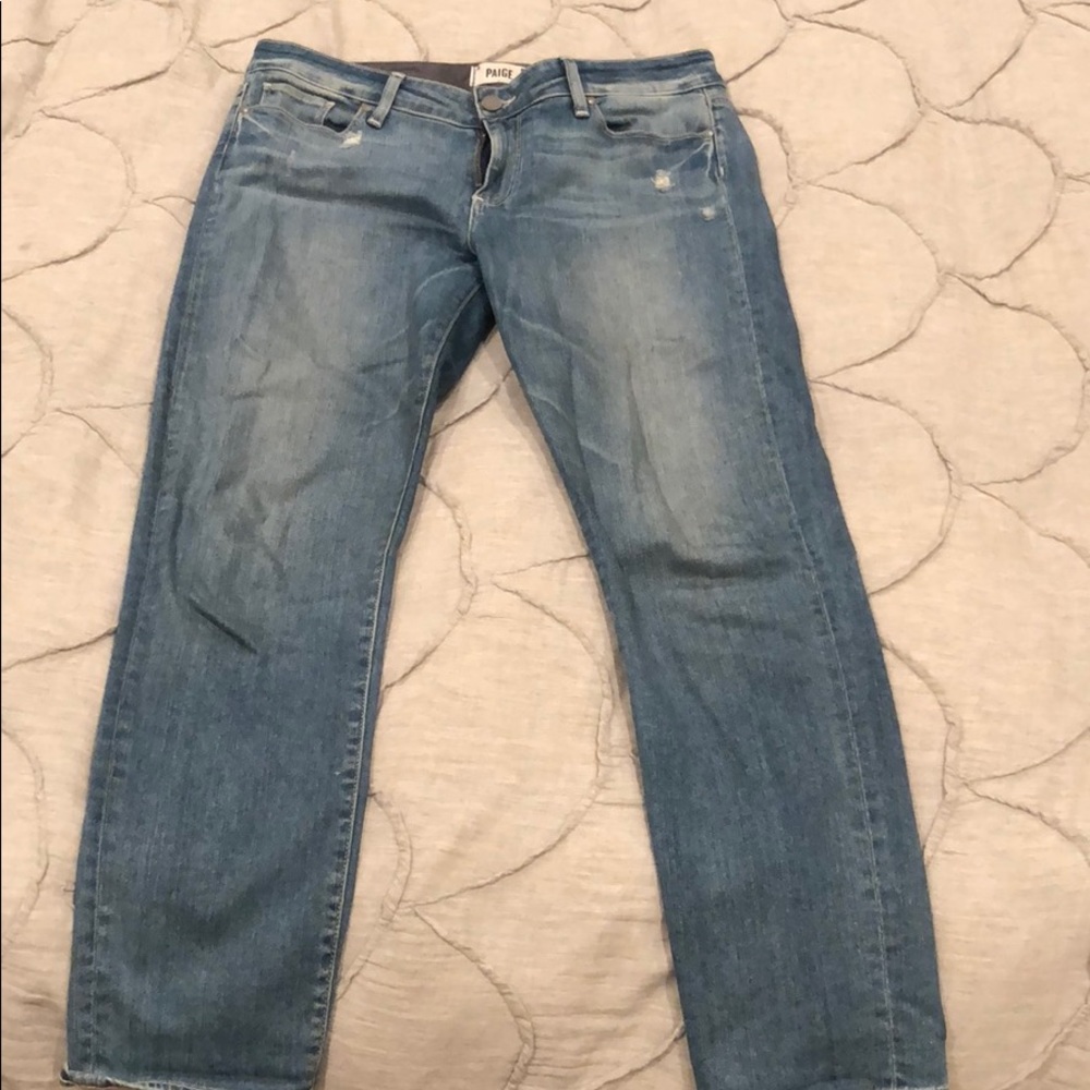 Paige straight leg jeans!